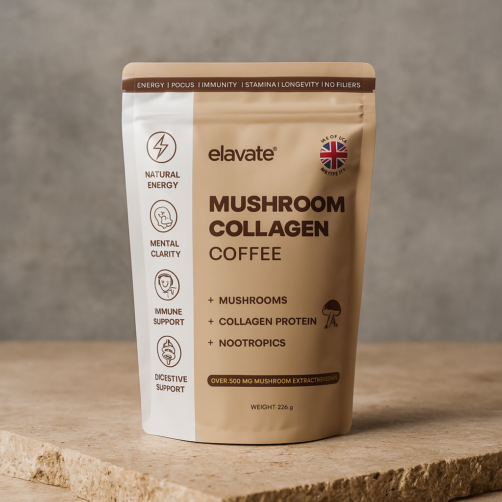 Mushroom Collagen Coffee + FREE Gifts (Worth £65)