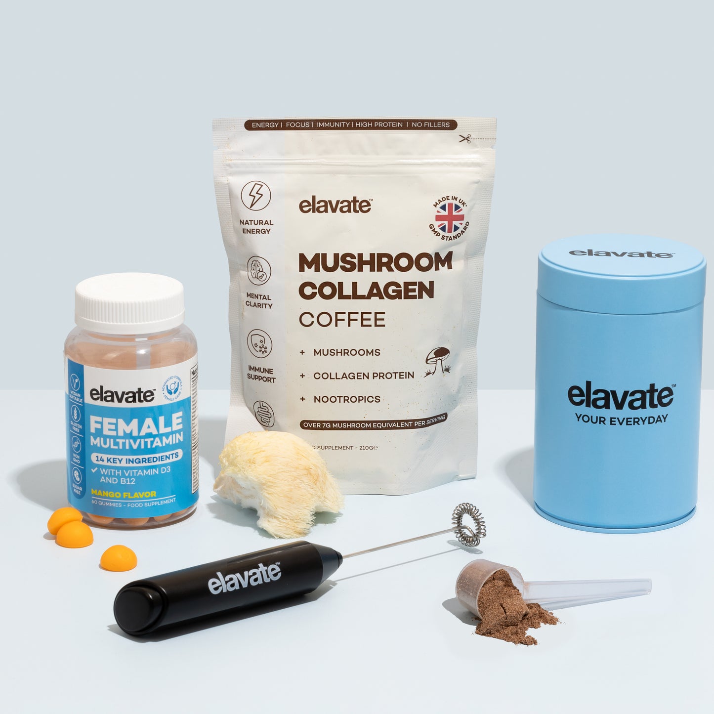 Mushroom Collagen Coffee + FREE Gifts (Worth £65)
