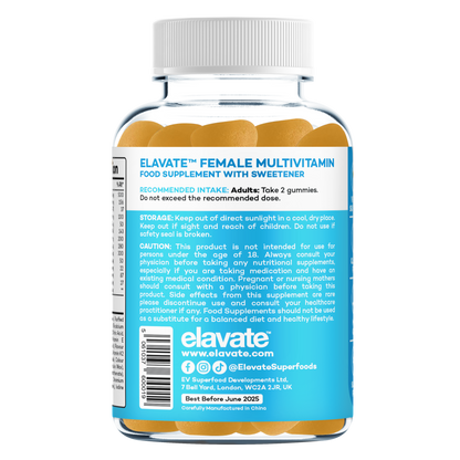 Female Multivitamin Gummy - 3 Bottles - OUT OF STOCK (Please Email for Alternative Gummies)